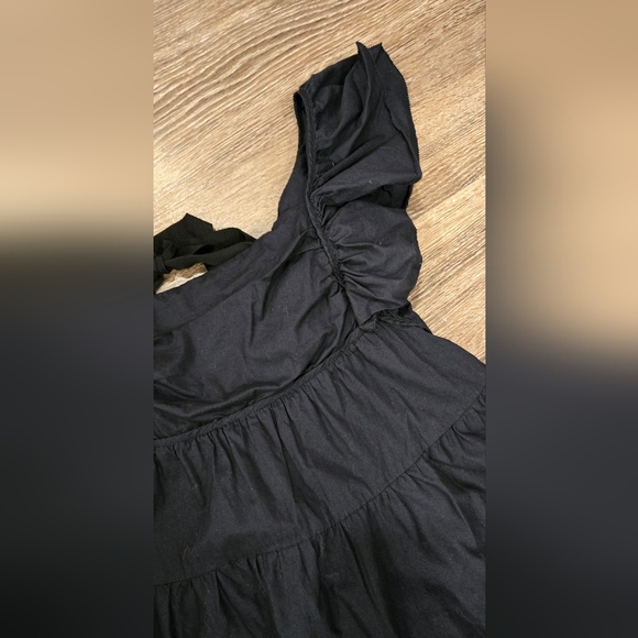 Peter Som Flutter Sleeve Black Babydoll Dress size 4 - Picture 6 of 10